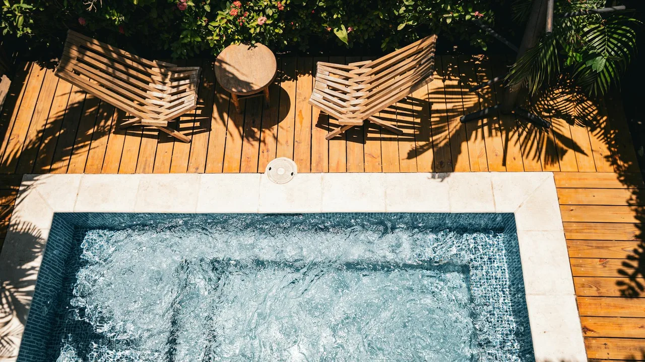 Aménagement extérieur piscine bois